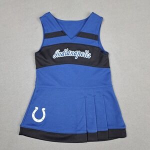 Indianapolis Colts Cheerleader Outfit Girls 18 Months Blue Black Embroidered NFL